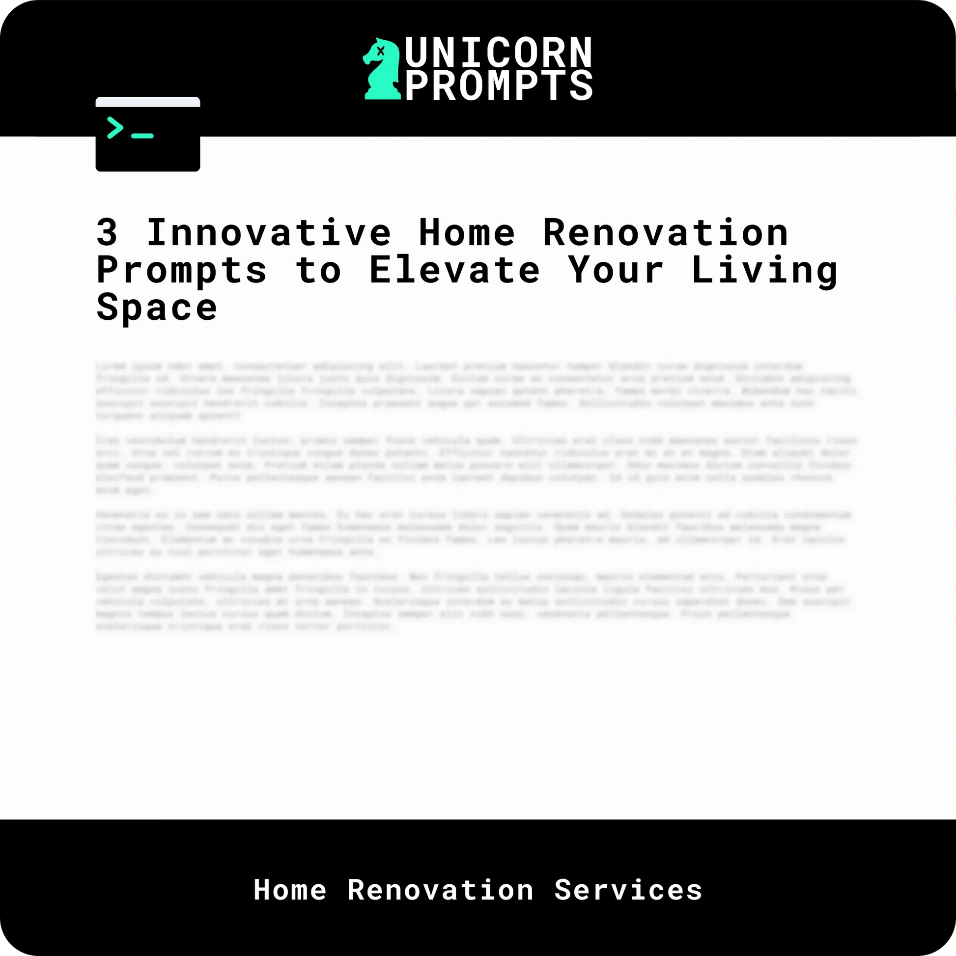 3 Innovative Home Renovation Prompts to Elevate Your Living Space