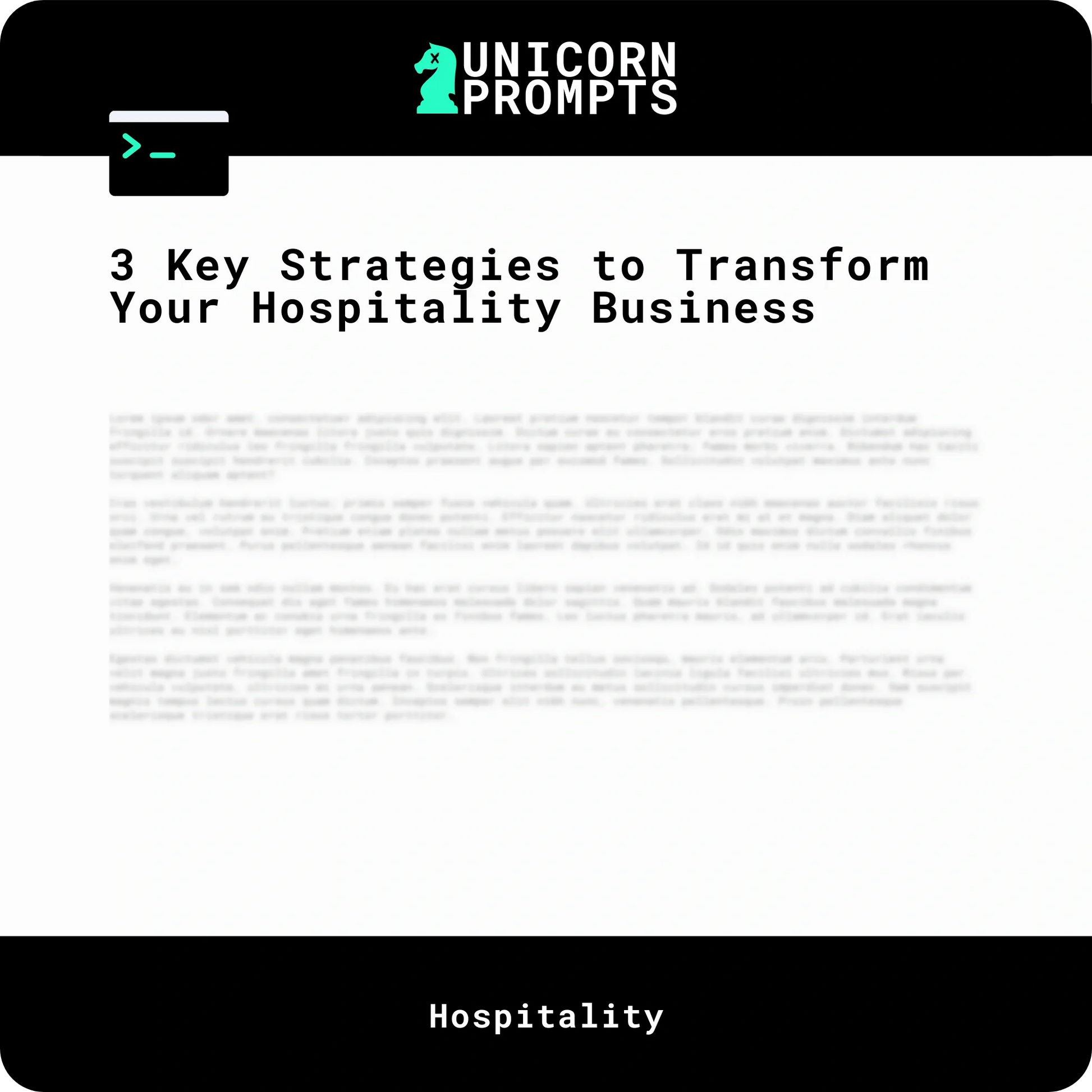 3 Key Strategies to Transform Your Hospitality Business