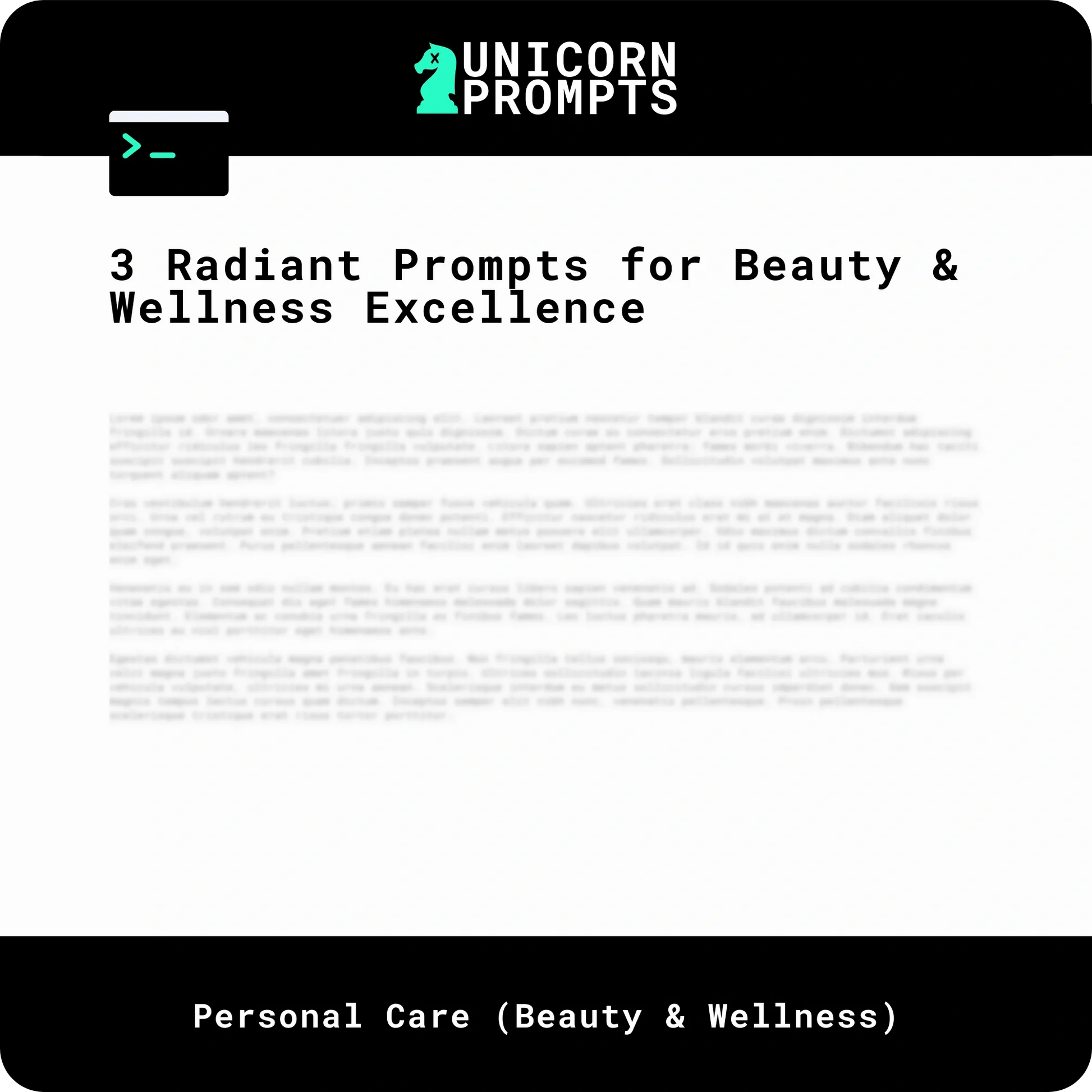 3 Radiant Prompts for Beauty & Wellness Excellence