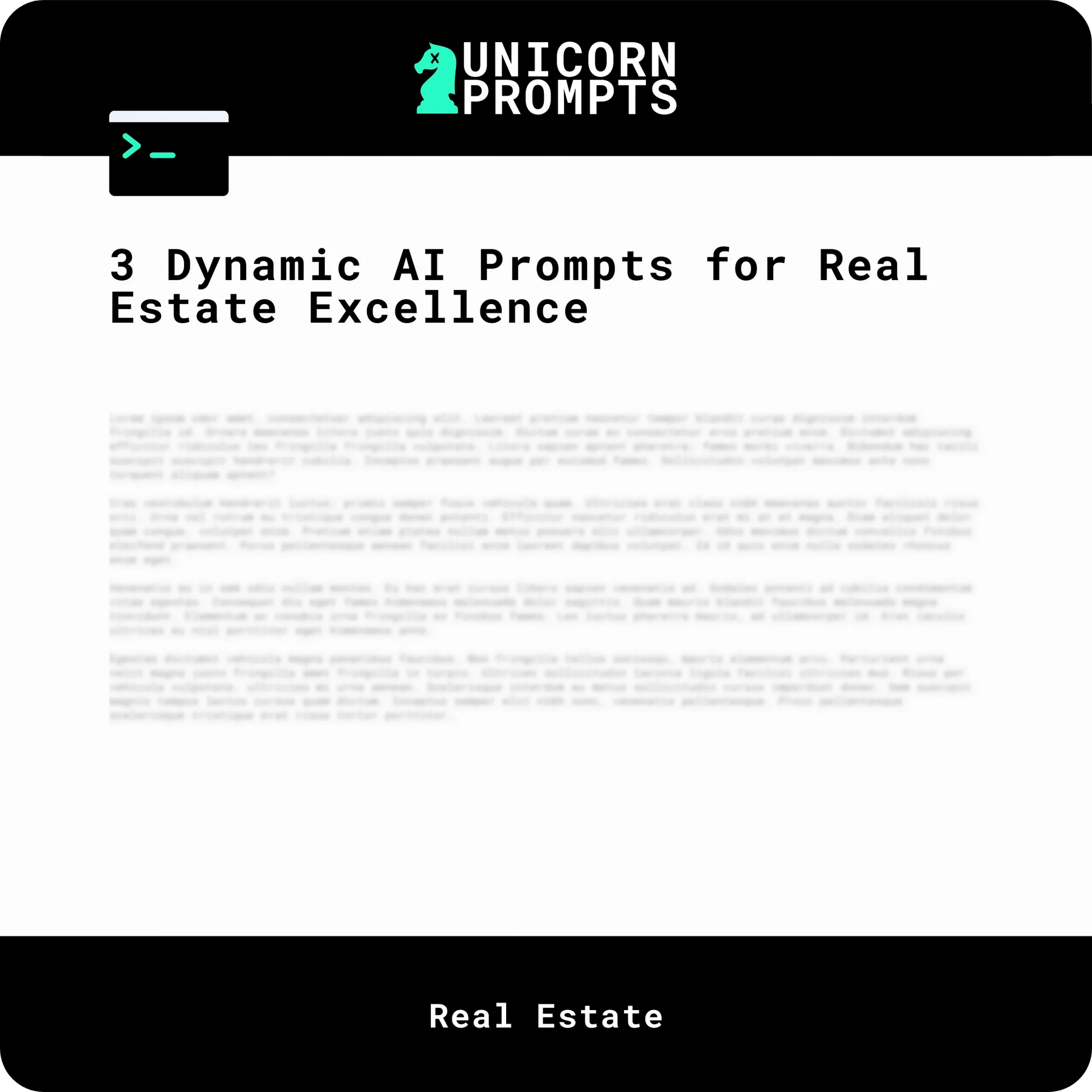 3 Dynamic AI Prompts for Real Estate Excellence
