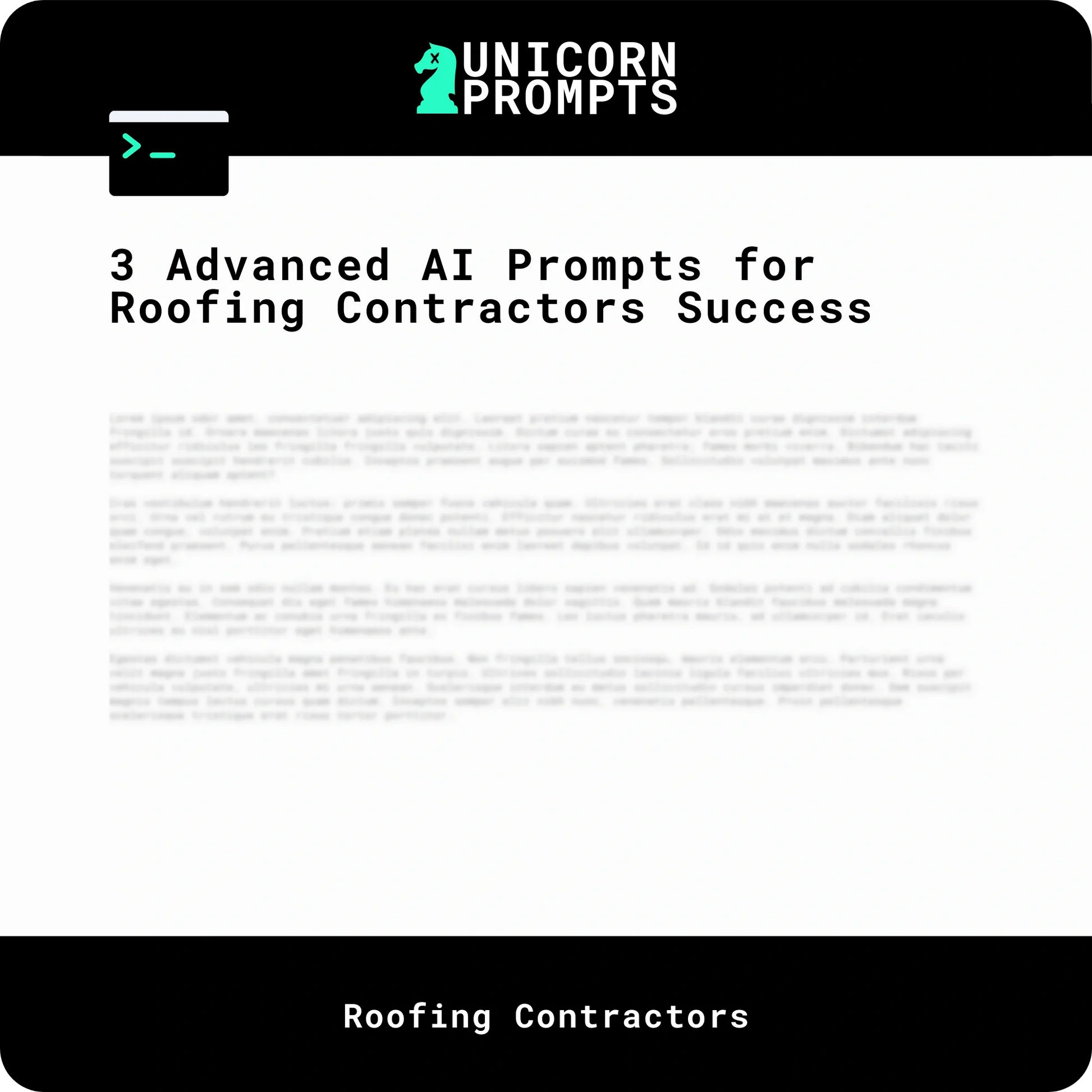 3 Advanced AI Prompts for Roofing Contractors Success