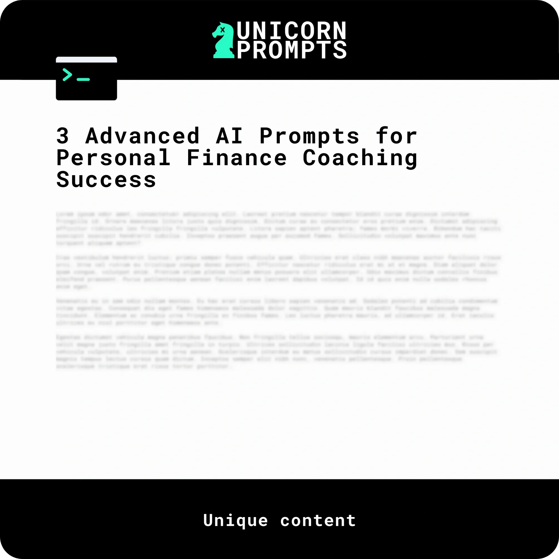 3 Advanced AI Prompts for Personal Finance Coaching Success