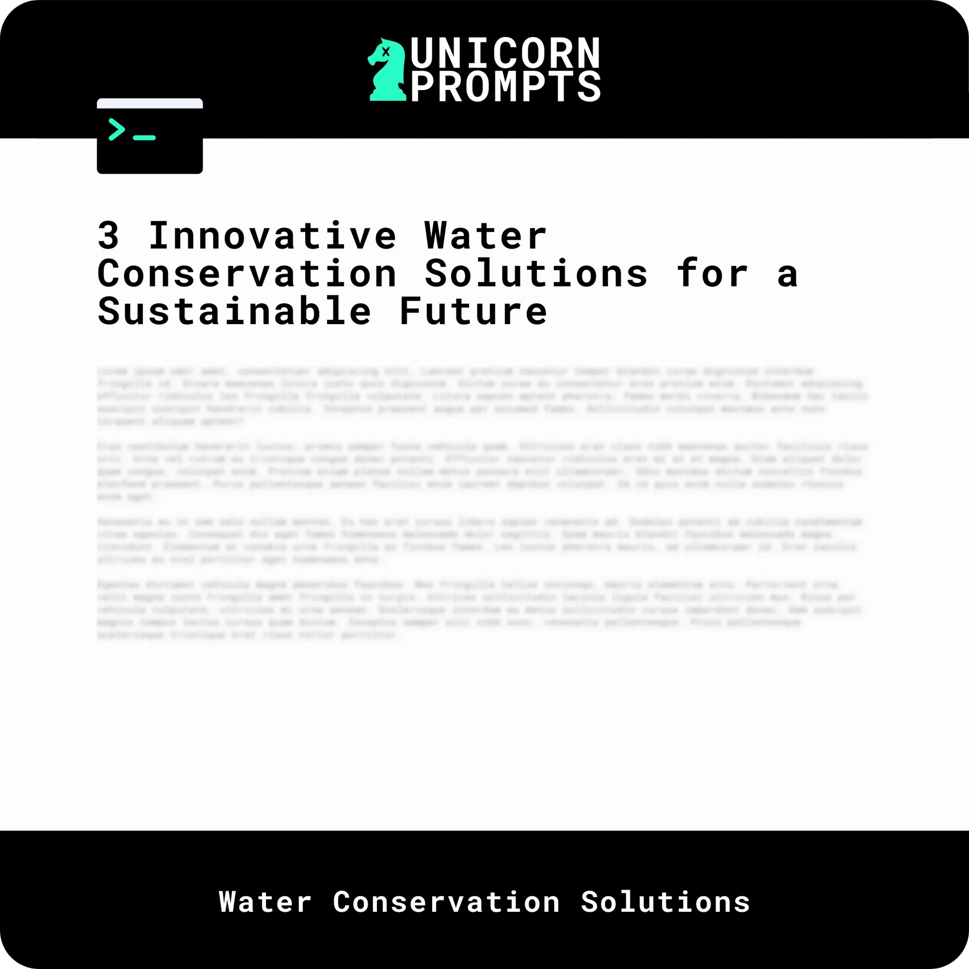 3 Innovative Water Conservation Solutions for a Sustainable Future