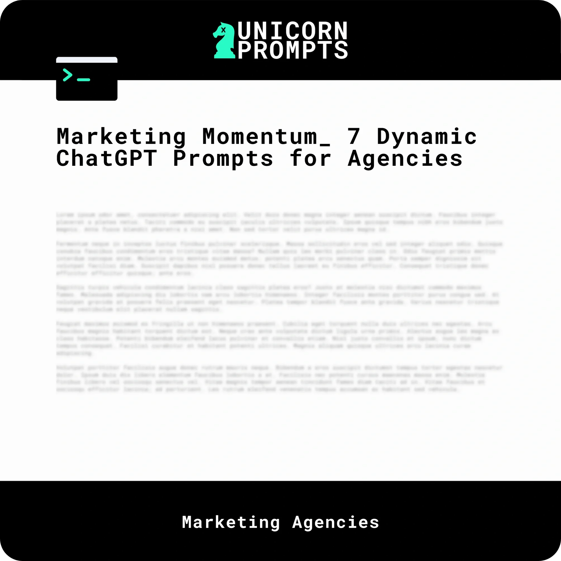Marketing Momentum_ 7 Dynamic ChatGPT Prompts for Agencies