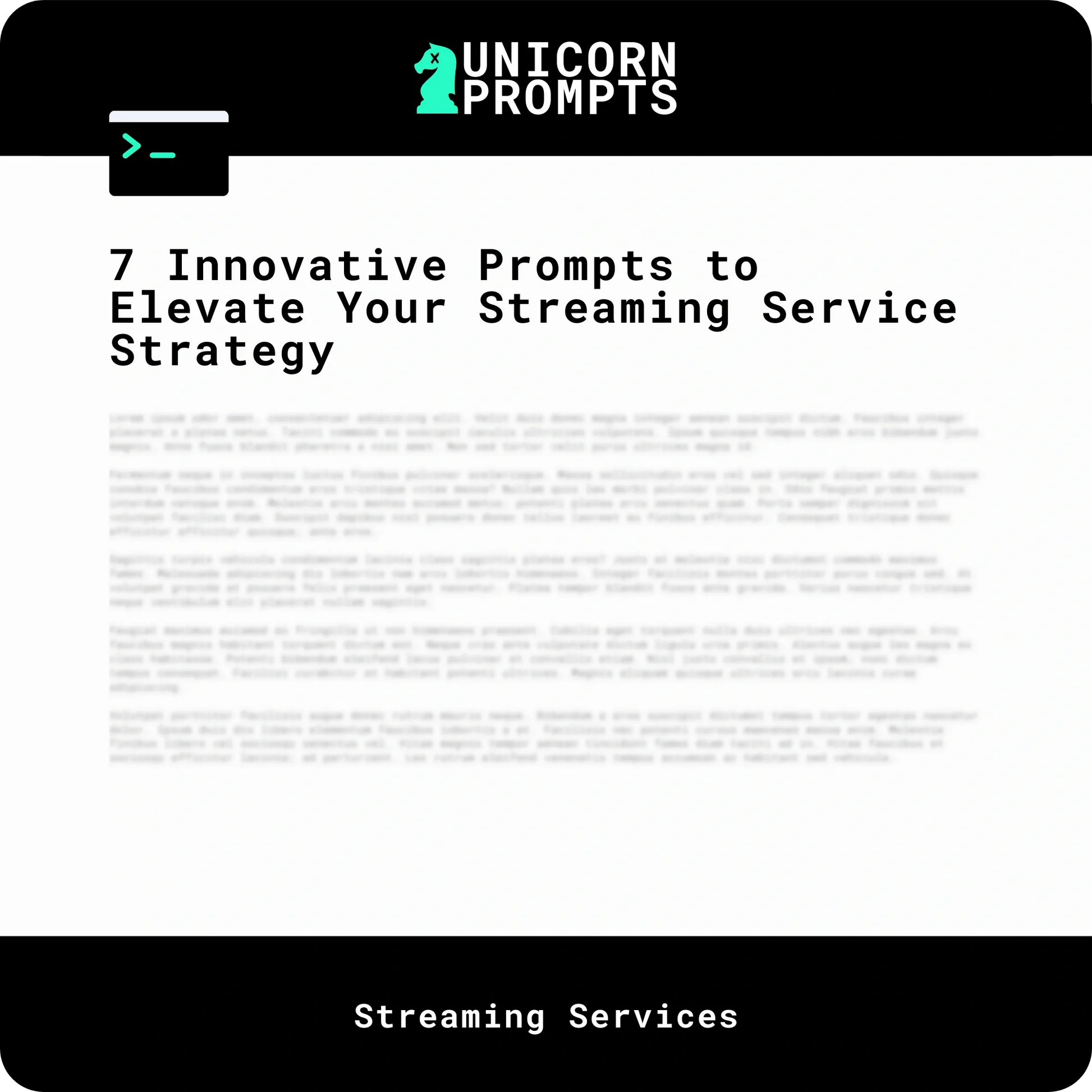 7 Innovative Prompts to Elevate Your Streaming Service Strategy