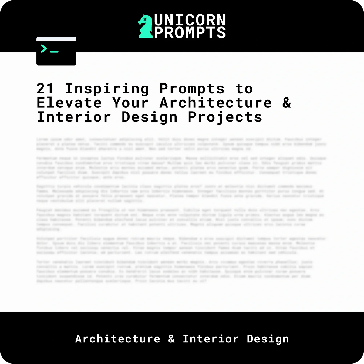 21 Inspiring Prompts to Elevate Your Architecture & Interior Design Pr ...